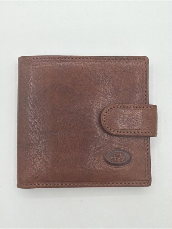 The Bridge Other - The Bridge Italian Leather Bi-fold Wallet, Brown, NWT